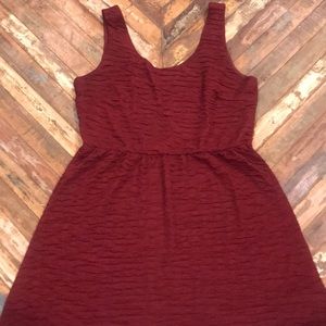 Charming Charlie cranberry dress